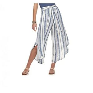 Juniors American Rag Flyway Ankle Soft Pants W/Tie